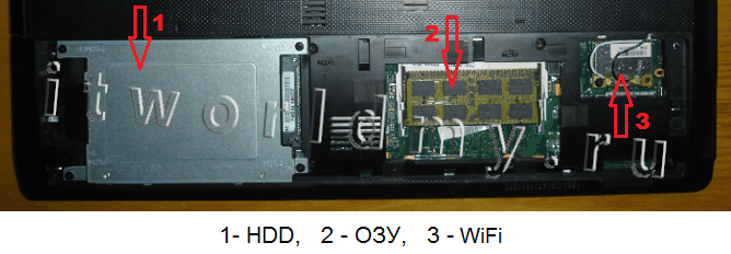 HDD, ОП и WiFi
